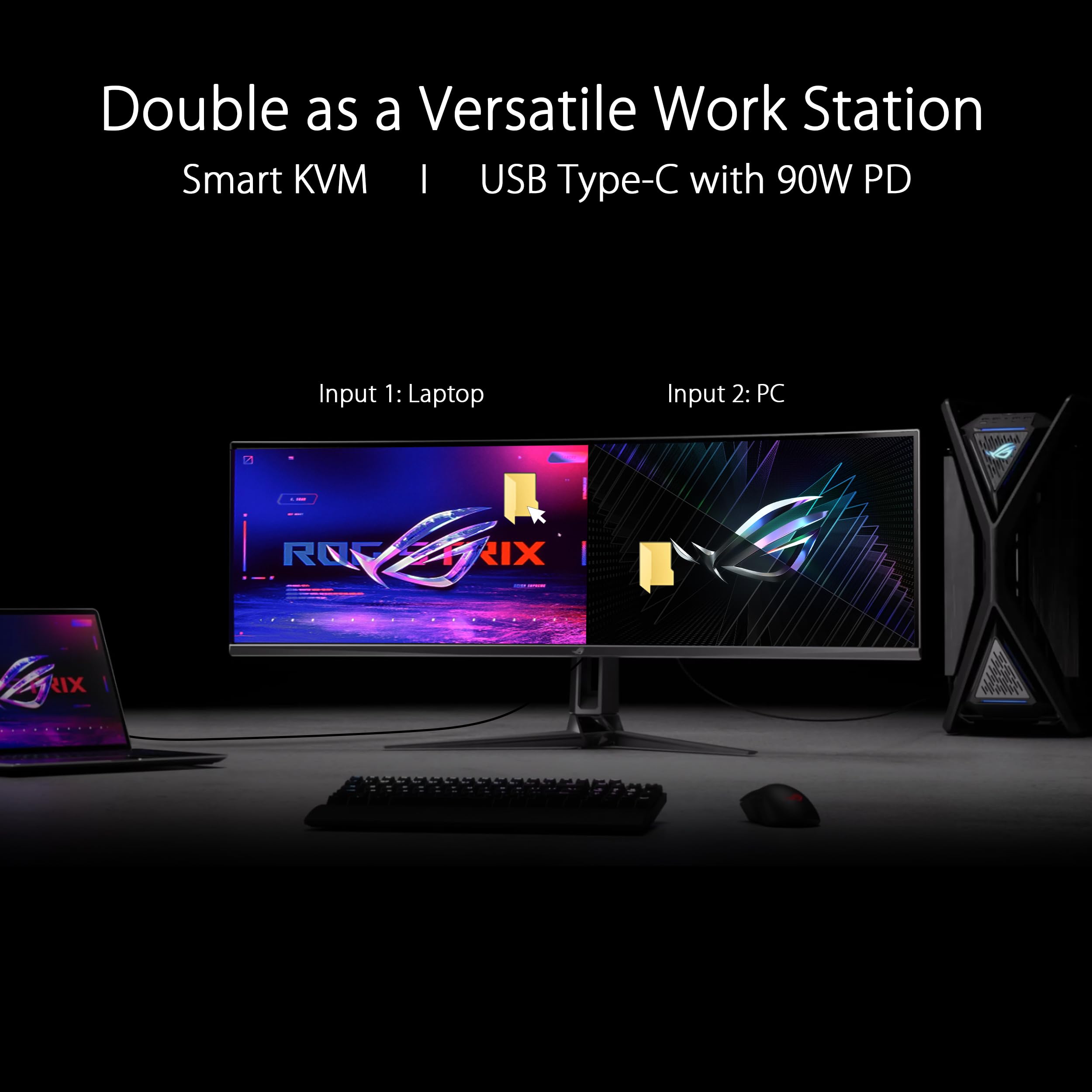 Amazon.co.jp: ASUS 有機EL 湾曲 ゲーミングモニター ROG Swift OLED